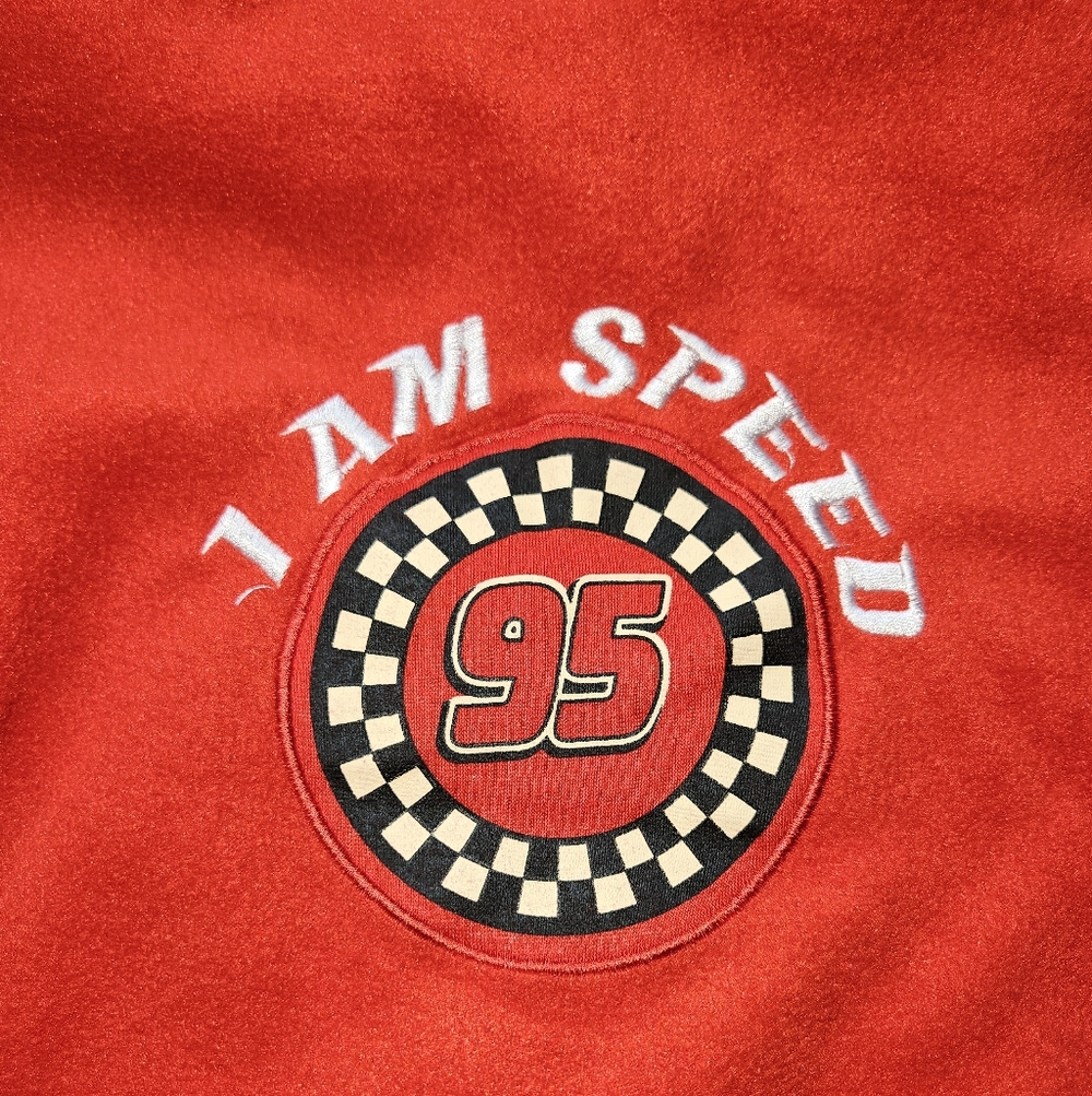 Disney X Pixar Cars Lightning McQueen 3T Fleece Hoodie - Picture 6 of 6